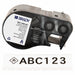 Label/RibbonCartridge White Gloss 1inW