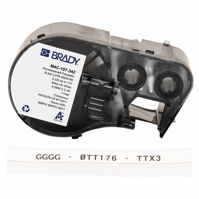 Wire and Cable Label White Matte Finish