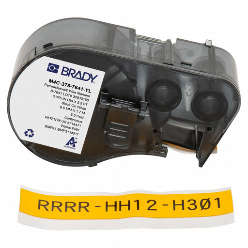 Precut Label Cartridge Matte 41/64 in H