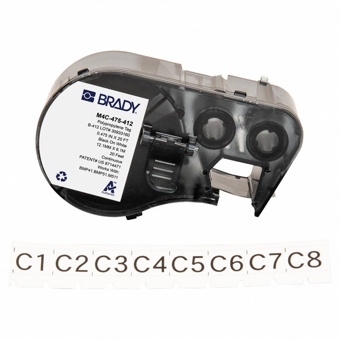 Continuous Label Cartridge White Matte