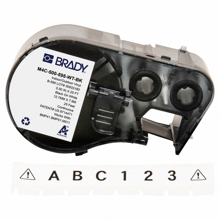 Label/RibbonCartridge White Gloss 1/2inW
