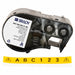 Label/RibbonCartridge Yellow 1/2inW