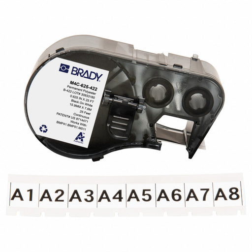 Label/RibbonCartridge White Gloss 5/8inW