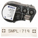 Label/RibbonCartridge White Matte 3/4inW