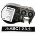 Label/RibbonCartridge Black Gloss 3/4inW