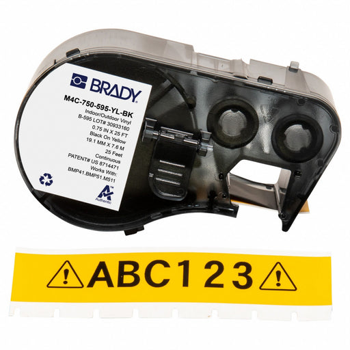 Continuous Label Cartridge Yellow Gloss