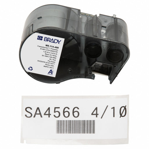 Label/RibbonCartridge White 1-1/2inW