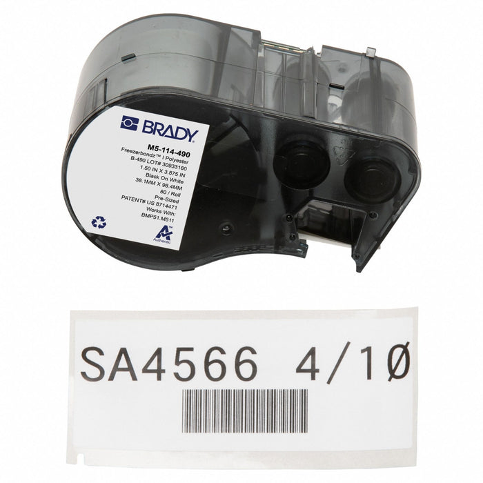 Label/RibbonCartridge White 1-1/2inW