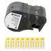 Label/RibbonCartridge Yellow White 1inW