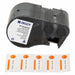 Label/RibbonCartridge Orange White 1inW