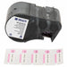 Label/RibbonCartridge Pink White 1inW