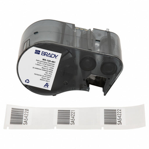 Label/RibbonCartridge White 1-3/4inW