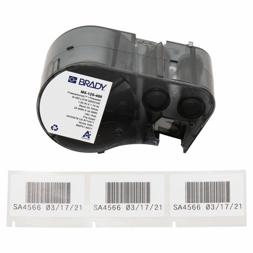 Label/RibbonCartridge White 1-3/4inW