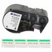 Label/RibbonCartridge Green White 1inW