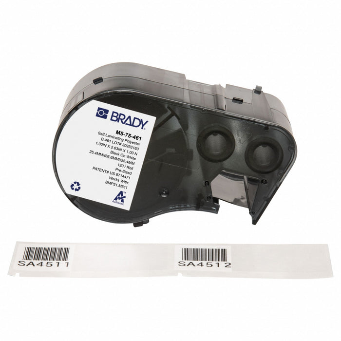 Label/RibbonCartridge White 2-5/8inW