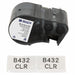 Label/RibbonCartridge Clear Gloss 1inW