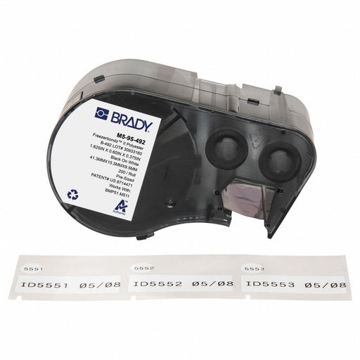 Label/RibbonCartridge White 1-5/8inW
