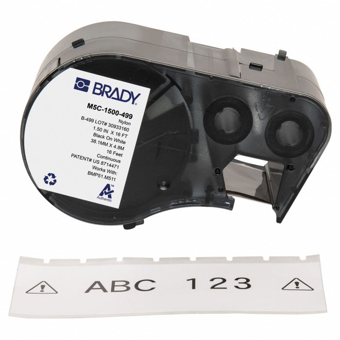 Label/RibbonCartridge White 1-1/2inW