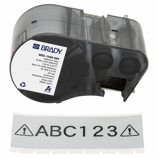 Label/RibbonCartridge White 1-1/2inW