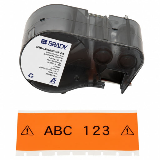 Continuous Label Cartridge Orange Gloss