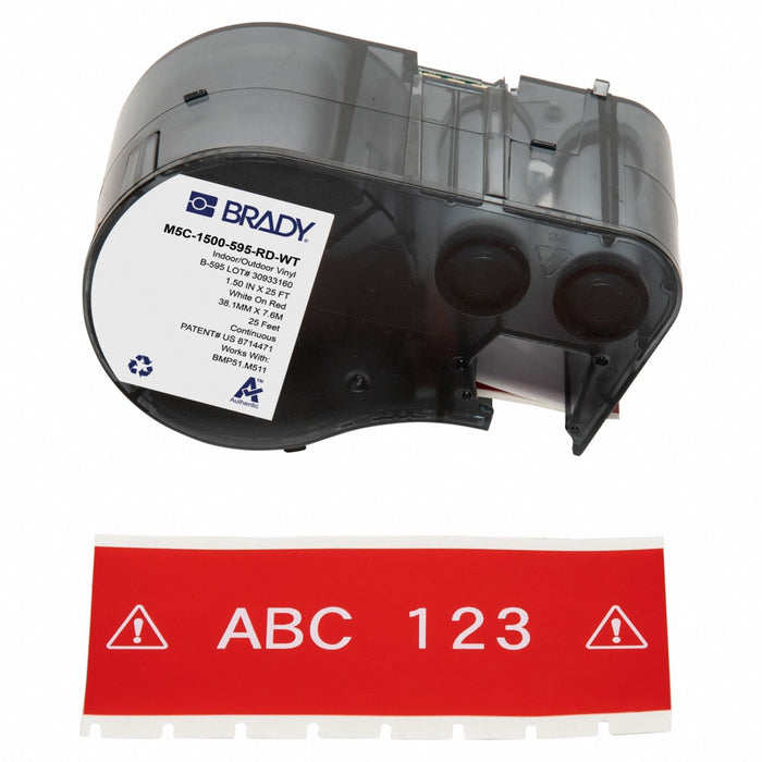 Continuous Label Cartridge Red Gloss