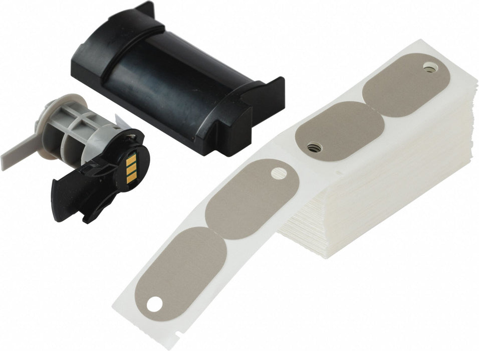 Tag Label Gray Polyethylene 1 in W