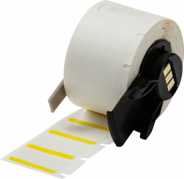 Pre-CutLabelStockRoll Yellow/White Gloss