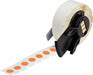 Pre-Cut Label Stock Roll Orange Matte