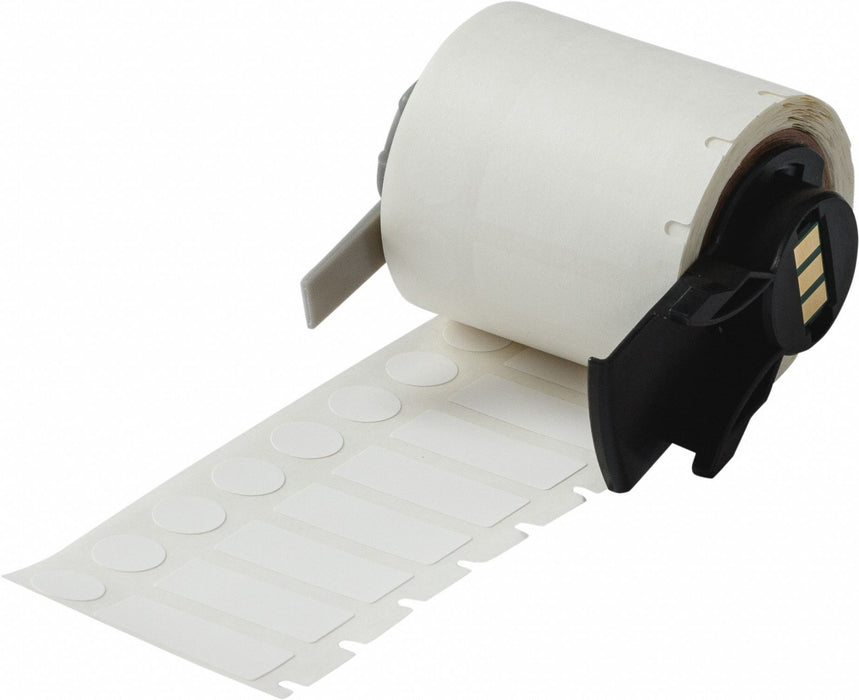 Pre-Cut Label Stock Roll White Matte