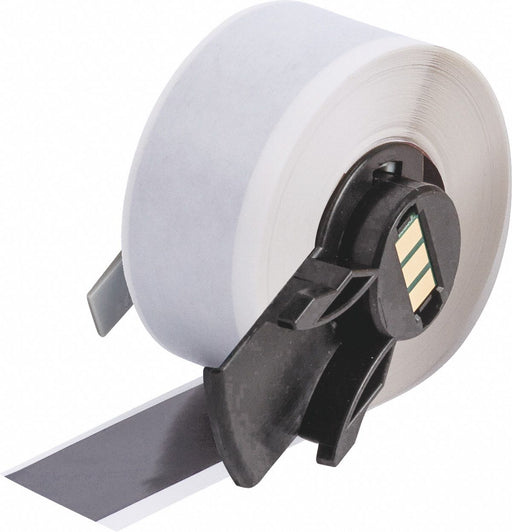 ContinuousLabelStock Gray Gloss 1inW