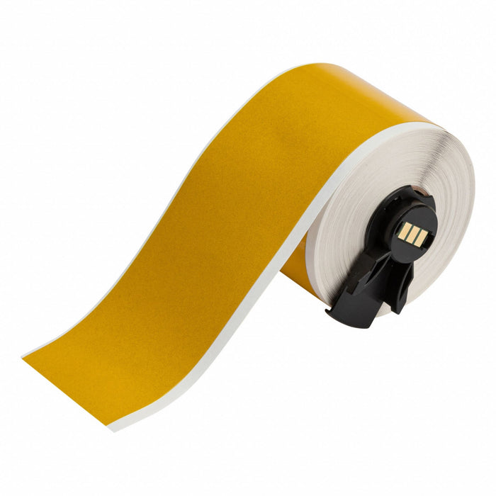 ContinuousLabelStock Yellow Gloss 2inW
