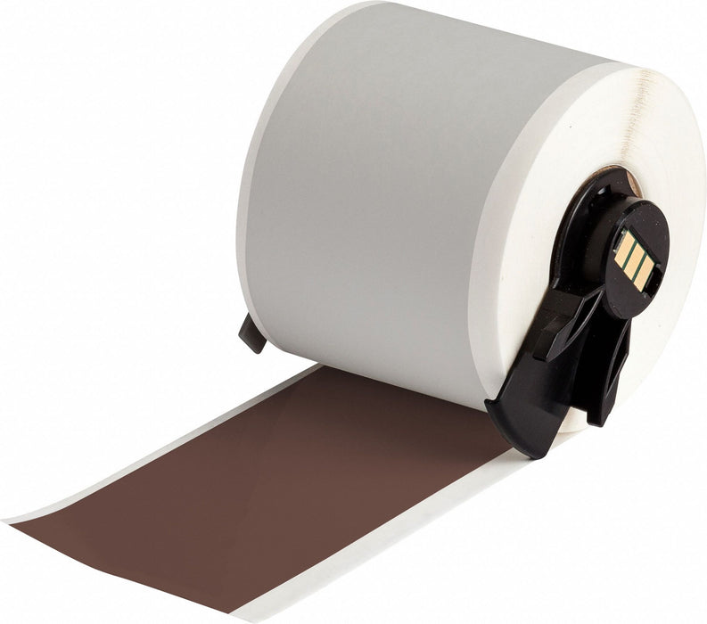 ContinuousLabelStock Brown Gloss 2inW