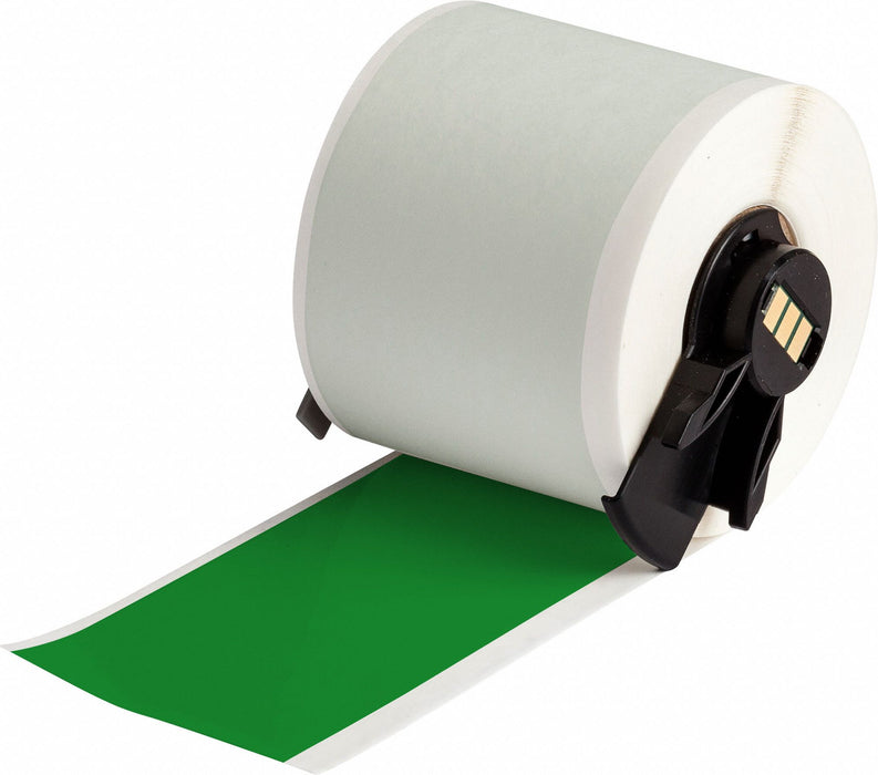 ContinuousLabelStock Green Gloss 2inW