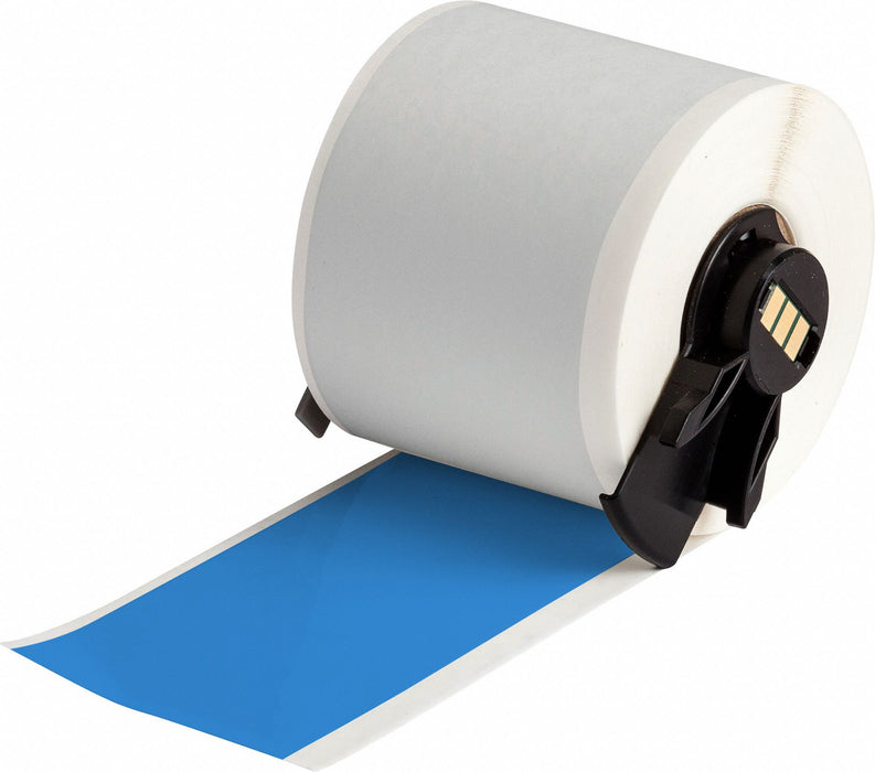 ContinuousLabelStock Light Blue Gloss