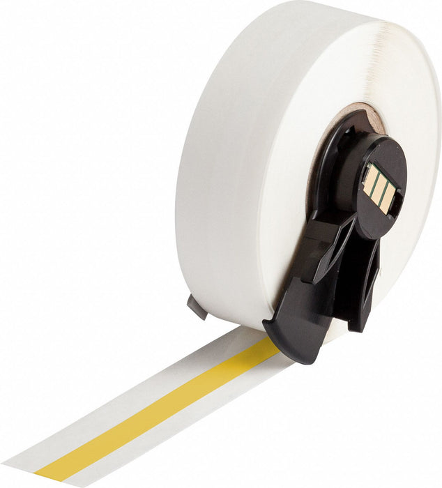 ContinuousLabelStock Yellow Gloss 1/4inW