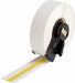 ContinuousLabelStock Yellow Gloss 1/4inW
