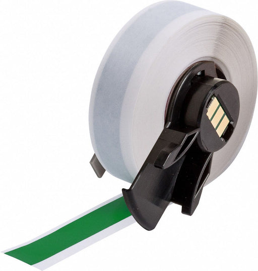ContinuousLabelStock Green Gloss 1/2inW