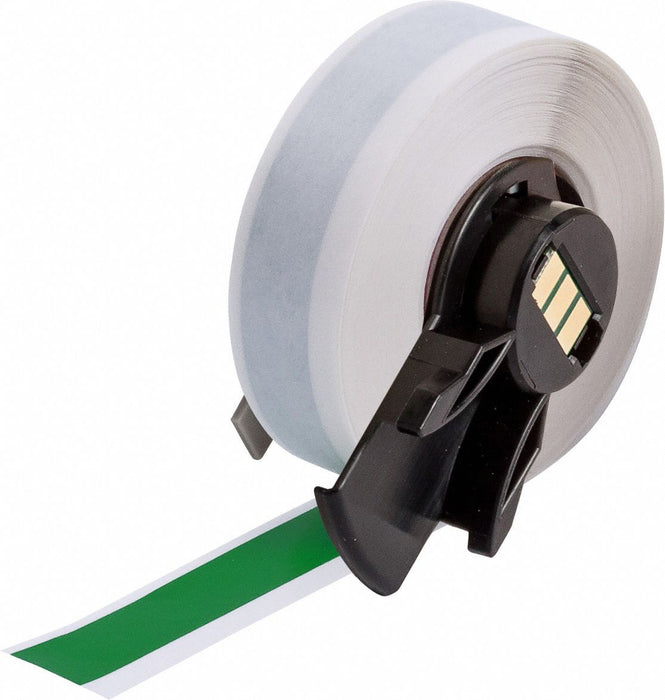 ContinuousLabelStock Green Gloss 1/2inW