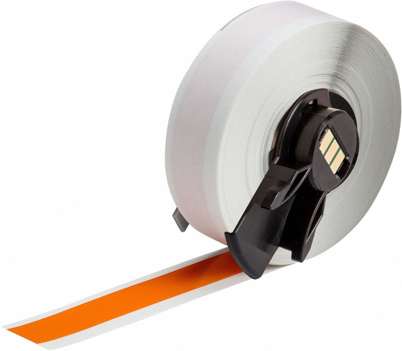 ContinuousLabelStock Orange Gloss 1/2inW