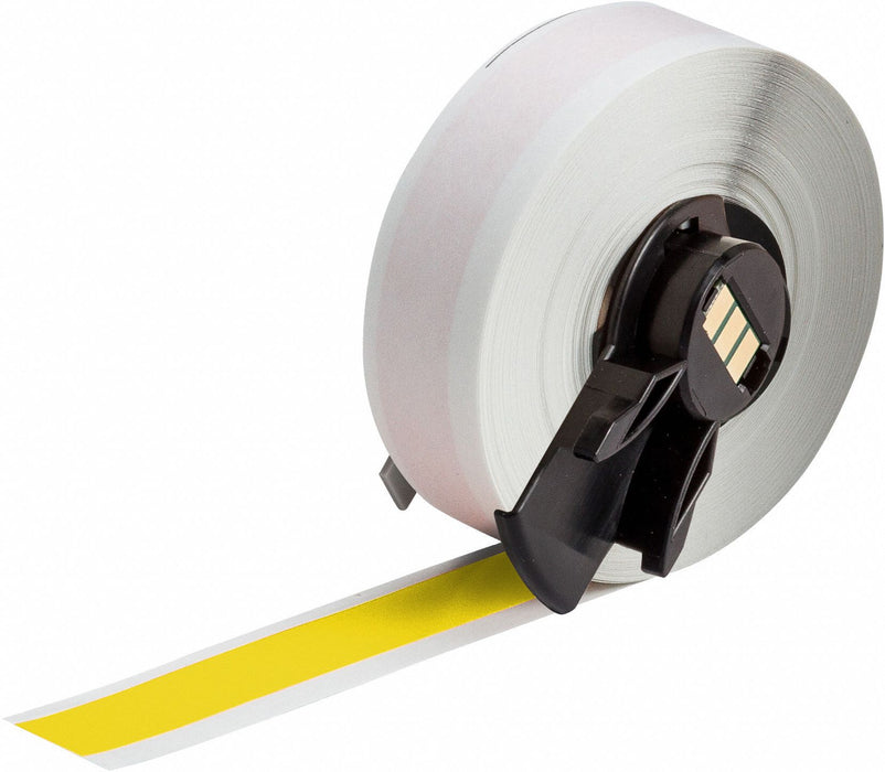 ContinuousLabelStock Yellow Gloss 1/2inW
