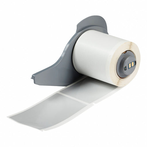 Pre-Cut Label Stock Roll Silver Gloss