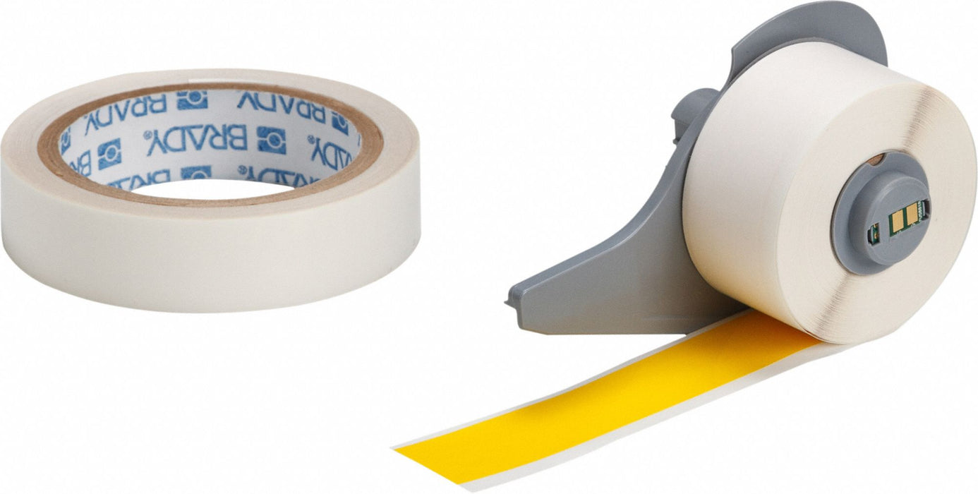 ContinuousLabelStock Yellow Gloss 1inW