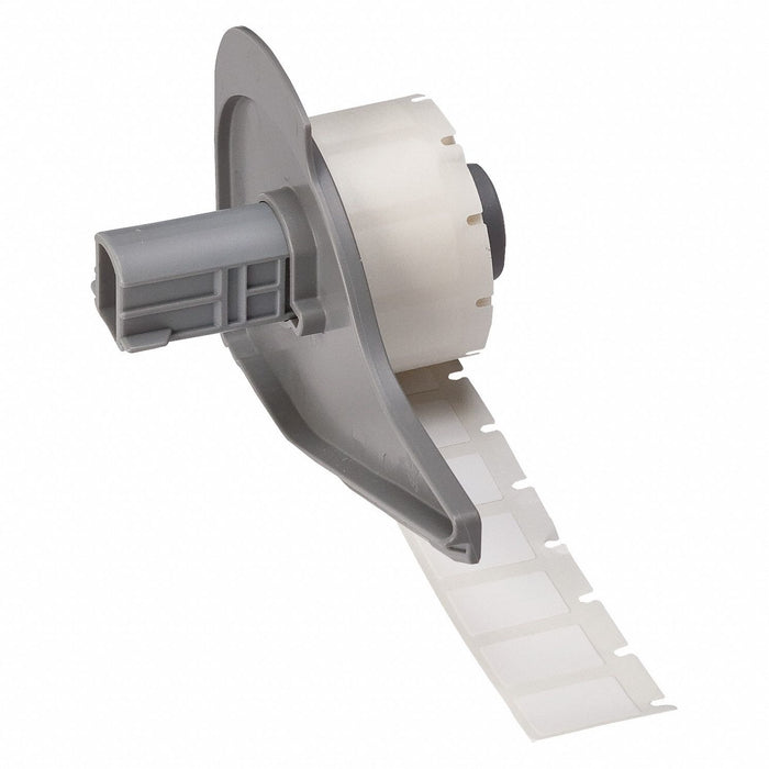 Wraparound Label White Vinyl 1/2 in W