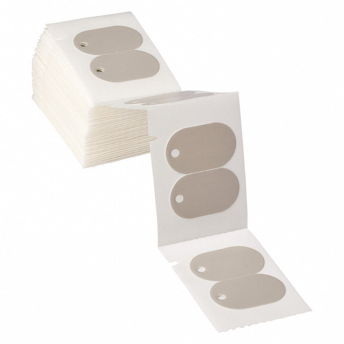 TagLabel Gray Polyethylene 1-7/32inW