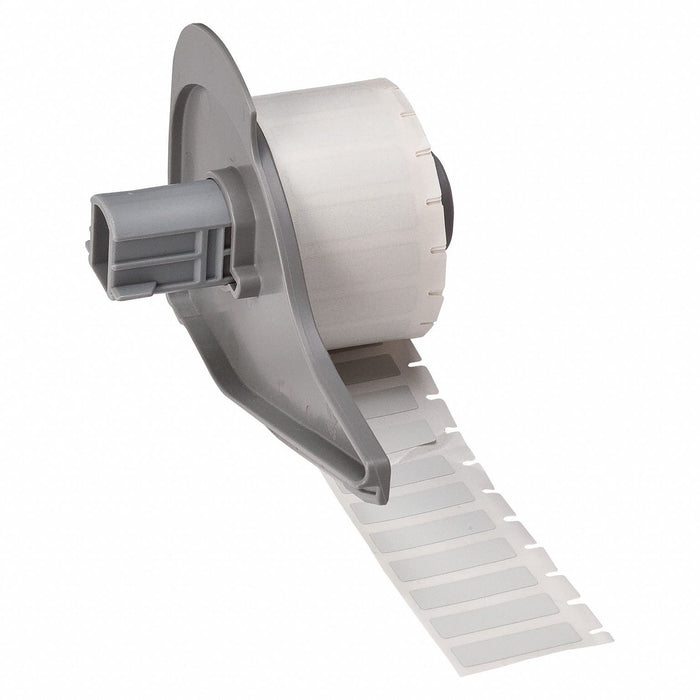 Pre-Cut Label Stock Roll Gray Matte