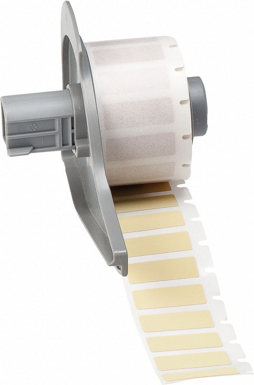 Pre-Cut Label Stock Roll Yellow Matte