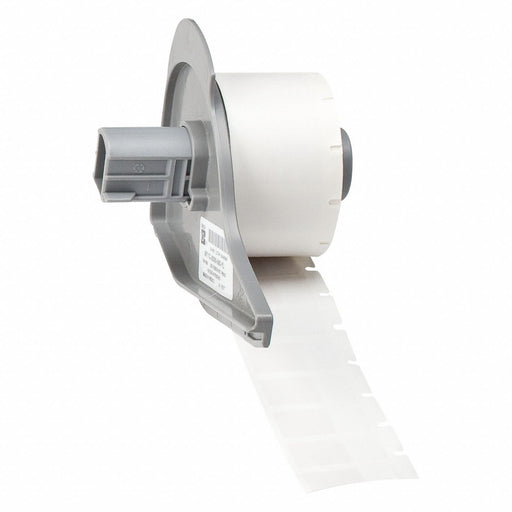 Wraparound Label White Vinyl 1/2 in W