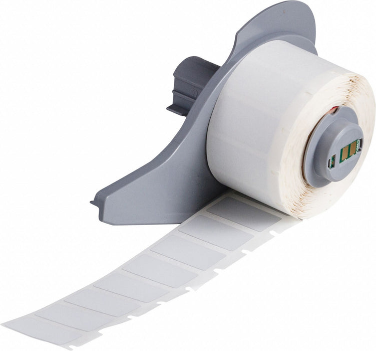 Pre-Cut Label Stock Roll Gray Matte