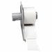 Pre-Cut Label Stock Roll Gray Matte