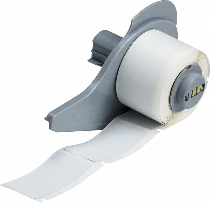 Pre-Cut Label Stock Roll Gray Matte